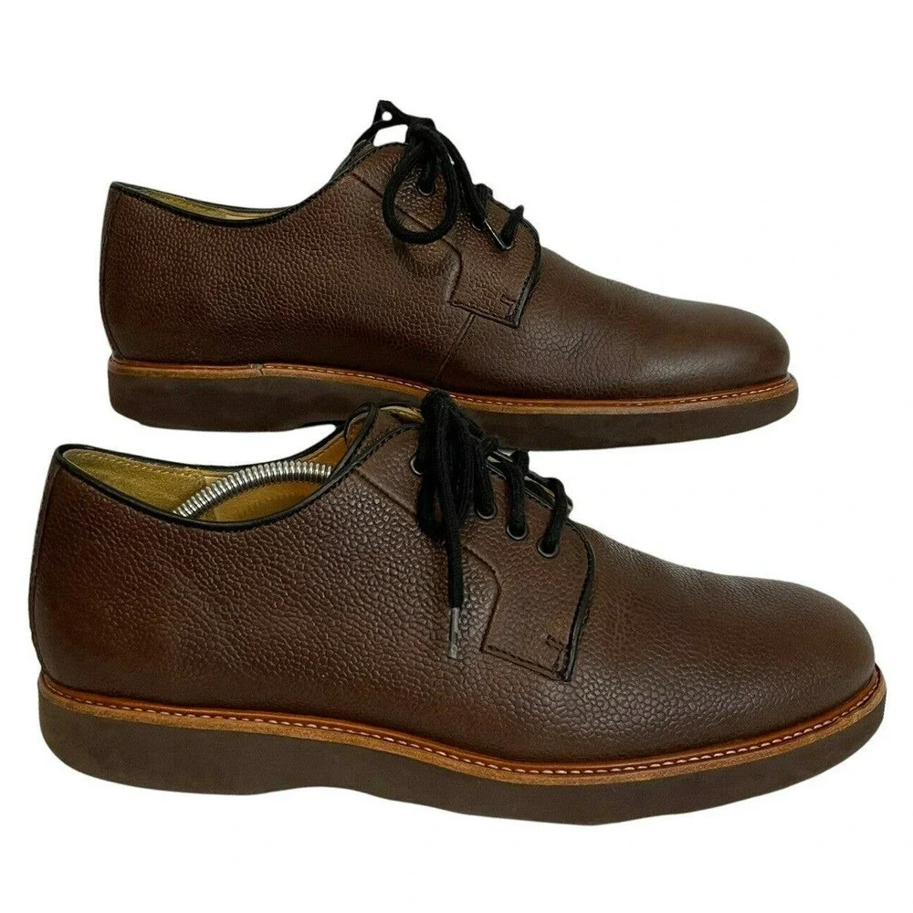Samuel Hubbard Oxford Chestnut Leather Vibram Men's Founder Comfort Shoe Size 10